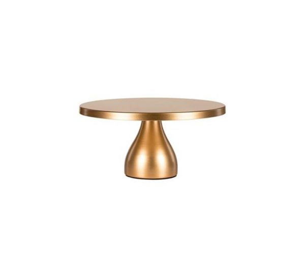 gold cake stand with pedestal