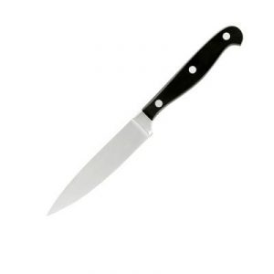 steak knife black handle