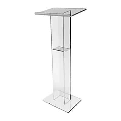 podium clear acrylic conference